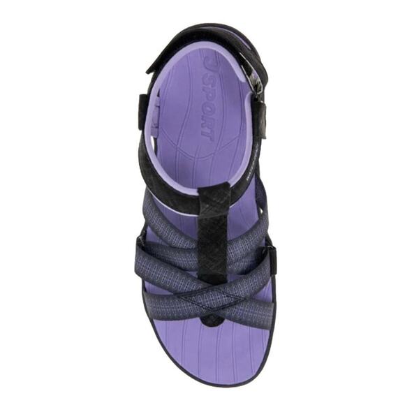 Jsport by Jambo Women's Strap Sandal Black Purple Size 11 NIB - Picture 10 of 11